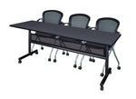 Regency Kobe Flip - Top Privacy Nesting Table & 2 Cadence Nesting Chairs 84