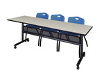 Regency Kobe Flip - Top Privacy Nesting Table & 3 M Stack Chairs 84