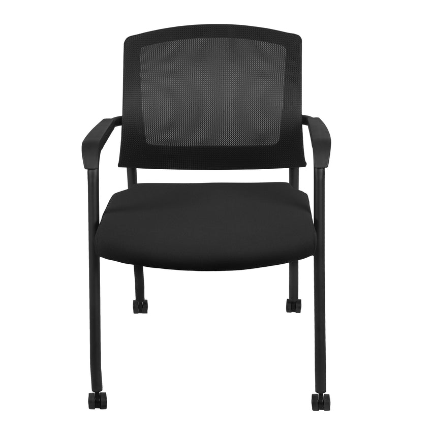 Regency Kobe Professional Mobile T - Base Training Table & 2 Knight Mesh Chairs 60"W x 24"D x 29"H (REG - MKTRCC6024 - KNM) - SchoolOutlet