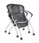 Regency Kobe Professional Mobile T - Base Training Table & 2 Cadence Nesting Chairs 66