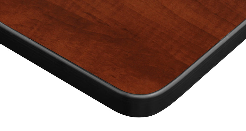 Regency Kobe Professional Mobile T - Base Training Table & 3 M Stack Chairs 84"W x 24"D x 29"H (REG - MKTRCC8424 - 3M) - SchoolOutlet