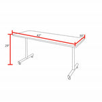 Regency Kobe Professional Steel T - Base Training Seminar Table 42