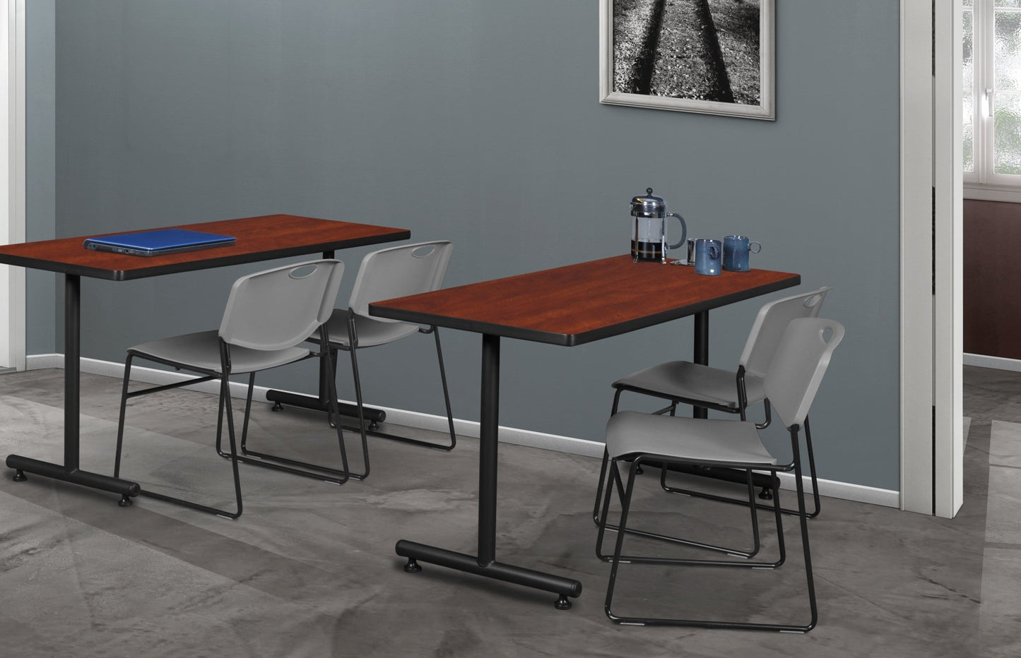 Regency Kobe Professional Steel T - Base Training Seminar Table 48"W x 24"D x 29"H (REG - MKTRCT4824) - SchoolOutlet