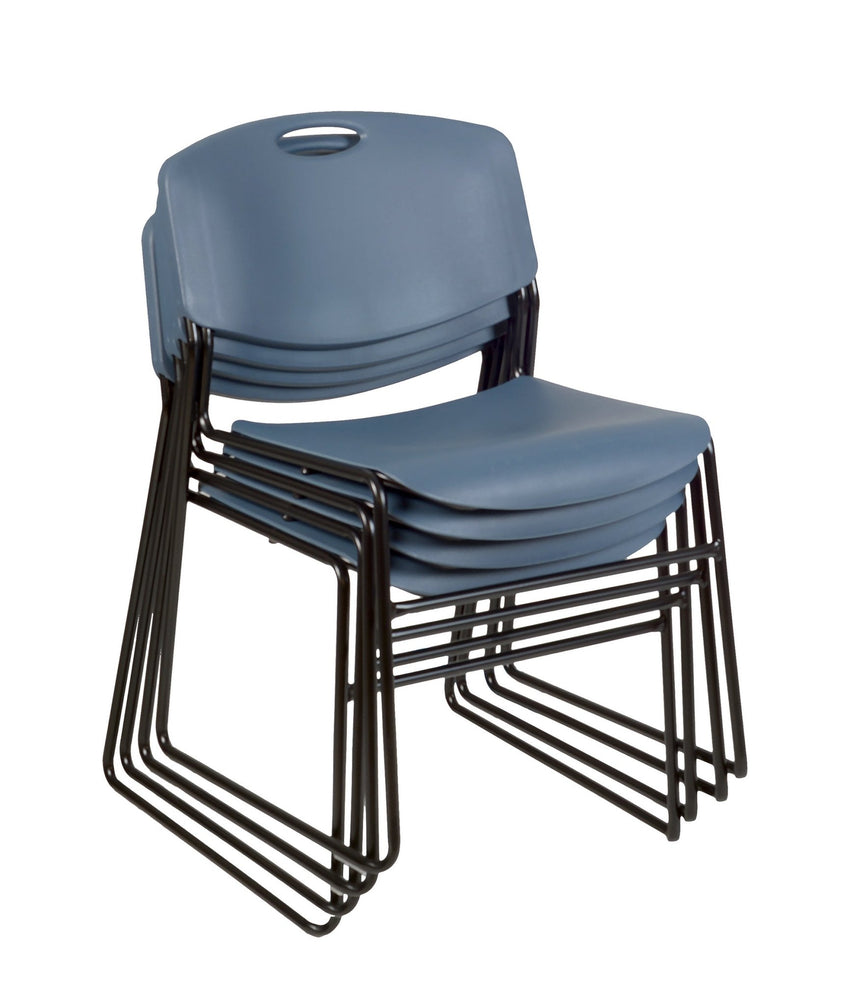 Regency Kobe Professional T - Base Training Table & 2 Zeng Stack Chairs 72"W x 30"D x 29"H (REG - MKTRCT7230 - ZNG) - SchoolOutlet