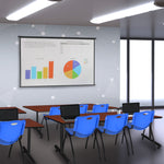 Regency Kobe Professional T - Base Training Seminar Table & 3 M Stack Chairs 84