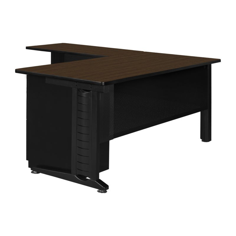 Regency Fusion Professional L - Shaped Executive Workstation 72W" x 72D" x 29H" (REG - MLD723042) - SchoolOutlet