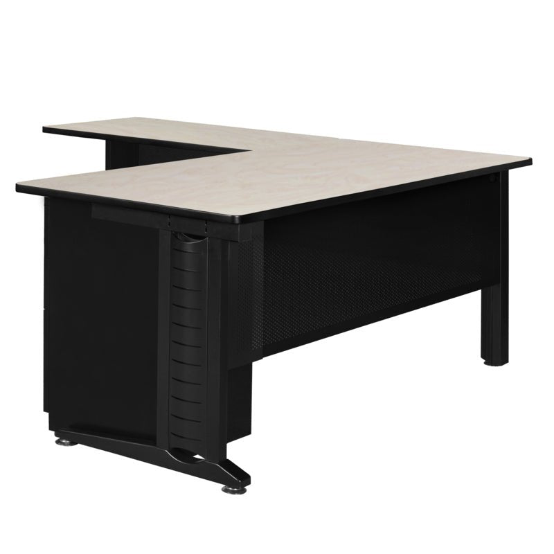 Regency Fusion Professional L - Shaped Executive Workstation 72W" x 78D" x 29H" (REG - MLD723048) - SchoolOutlet