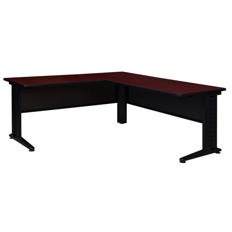 Regency Fusion Professional L - Shaped Executive Desk Shell 66W" x 72D" x 29H" (REG - MLDS663042) - SchoolOutlet