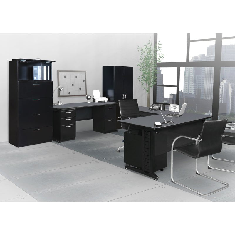 Regency Fusion Professional L - Shaped Executive Desk Shell 66W" x 78D" x 29H" (REG - MLDS663048) - SchoolOutlet