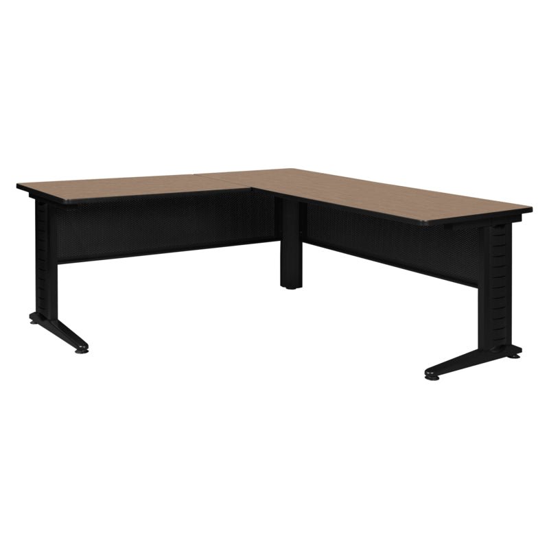 Regency Fusion Professional L - Shaped Executive Desk Shell 66W" x 78D" x 29H" (REG - MLDS663048) - SchoolOutlet