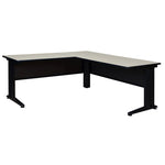 Regency Fusion Professional L - Shaped Executive Desk Shell with Double Pedestal Drawer Unit 72W