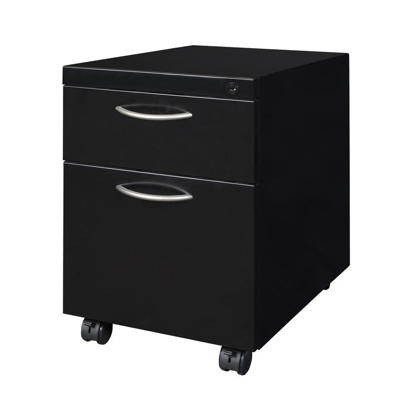Regency Fusion Professional Mobile Box - File Pedestal (REG - MMPBF18ABK) - SchoolOutlet