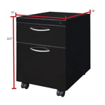 Regency Fusion Professional Mobile Box - File Pedestal (REG - MMPBF18ABK) - SchoolOutlet