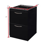 Regency Fusion Professional Double File Drawer Executive Storage Pedestal (REG - MPFF18) - SchoolOutlet
