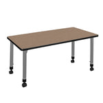 Regency Kee Professional Height Adjustable Mobile Classroom Activity Table 42W