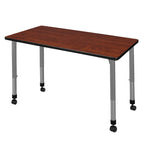 Regency Kee Professional Height Adjustable Mobile Classroom Activity Table 42W