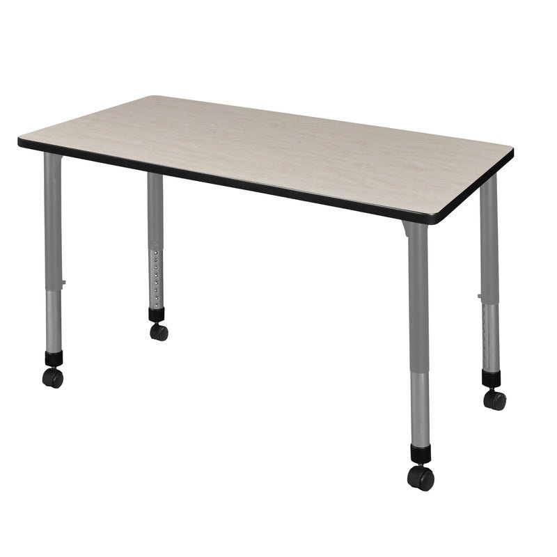 Regency Kee Professional Height Adjustable Mobile Classroom Activity Table 42W" x 30D" x 23 - 34H" (REG - MT4230 - AH) - SchoolOutlet