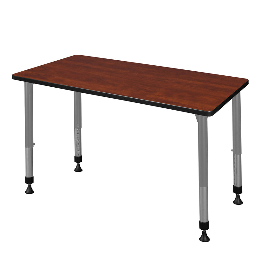 Regency Kee 48 x 24 in. Height Adjustable Mobile Classroom Activity Table - SchoolOutlet