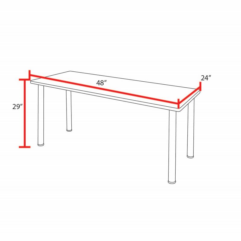 Professional Regency Kee Training Seminar Table 48"W x 24"D x 29"H (REG - MT4824) - SchoolOutlet