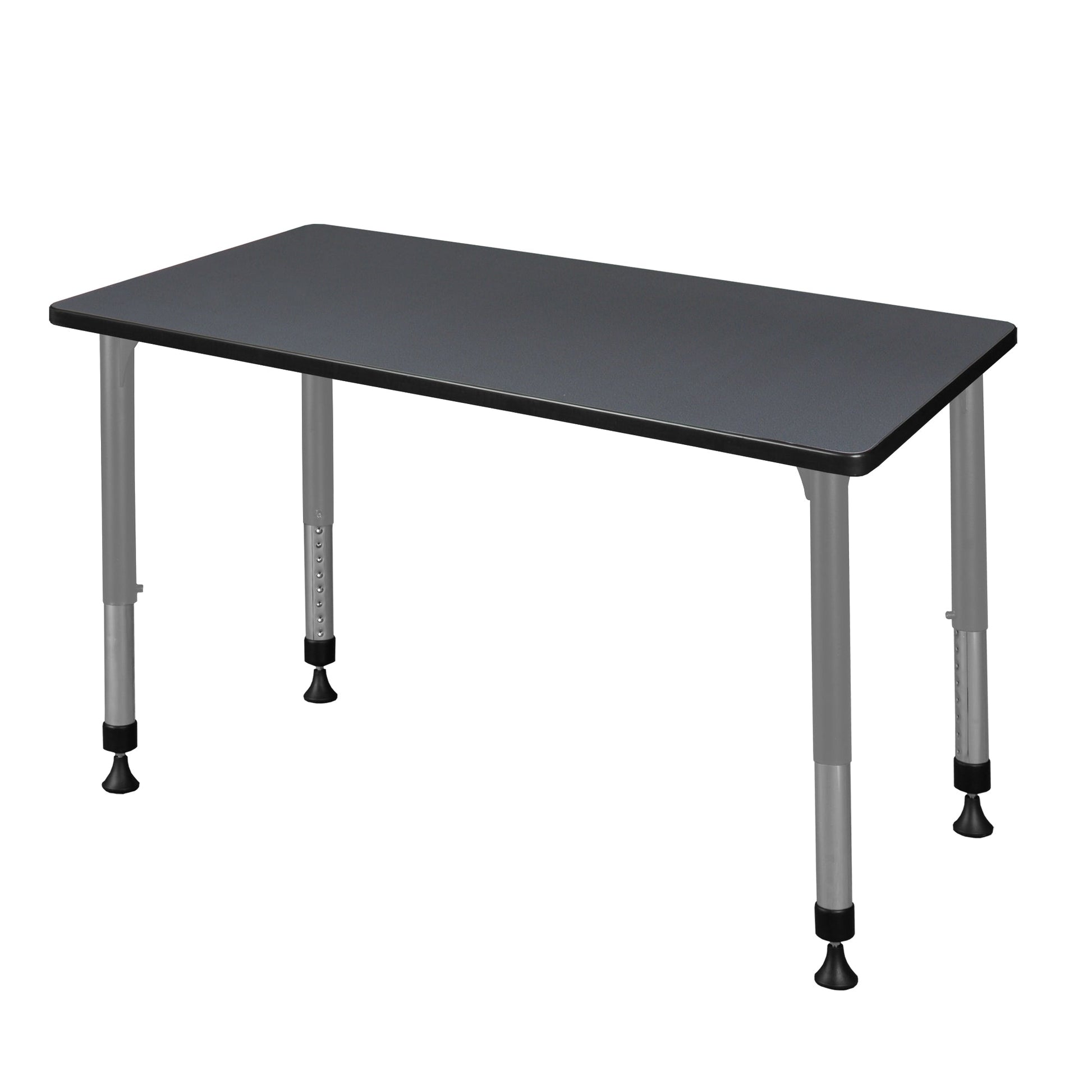 Regency Kee 48 x 24 in. Height Adjustable Mobile Classroom Activity Table - SchoolOutlet