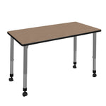 Regency Kee Professional Height Adjustable Mobile Classroom Activity Table 48W