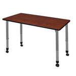 Versatile Regency Kee Mobile Height Adjustable Learning Table 48