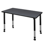 Versatile Regency Kee Mobile Height Adjustable Learning Table 48