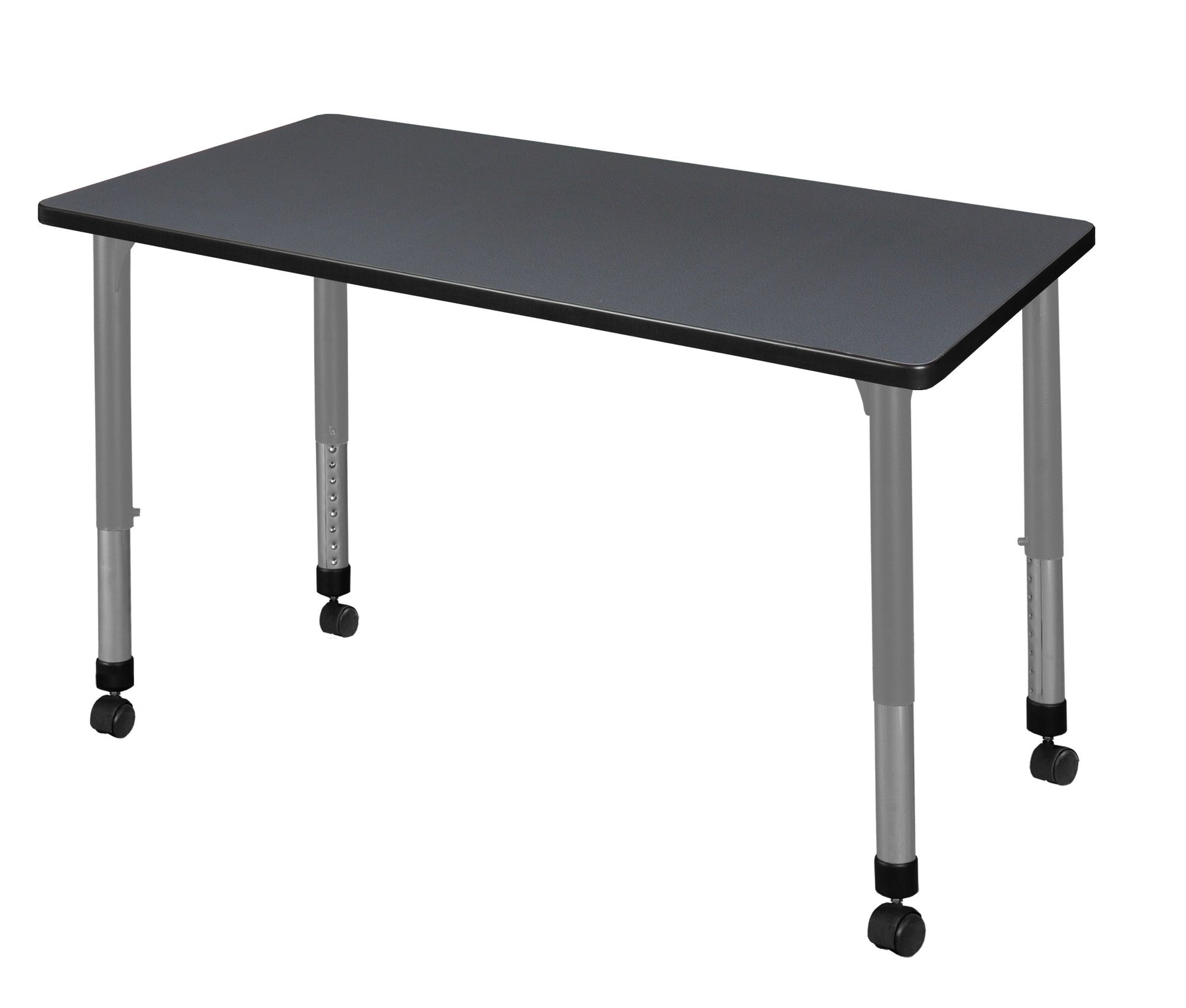 Regency Kee 48 x 30 in. Height Adjustable Mobile Classroom Activity Table - SchoolOutlet