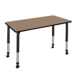 Versatile Regency Kee Mobile Height Adjustable Learning Table 48