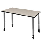 Versatile Regency Kee Mobile Height Adjustable Learning Table 48