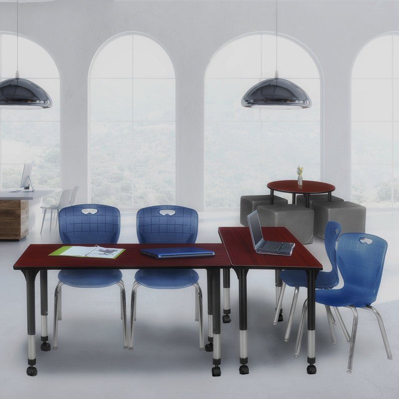 Dynamic Regency Kee Mobile Height Adjustable Learning Table 60"W x 24"D x 23 - 34"H (REG - MT6024 - AH) - SchoolOutlet