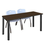 Reliable Regency Kee Training Table with 2 M Stack Chairs 60
