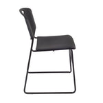 Regency Kee Professional Mobile Adjustable Classroom Suite with 2 Zeng Black Stack Chairs 60
