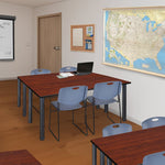 Regency Kee Professional Training Table Suite with 2 Zeng Stack Chairs 66