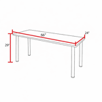 Reliable Regency Kee Training Table with 2 Knight Mesh Chairs 66