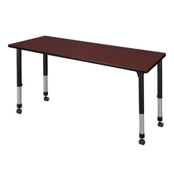 Regency Kee Mobile Height Adjustable Classroom Activity Table 66"W x 24"D x 23-34"H (REG-MT6624-AH)