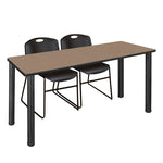 Regency Kee Professional Training Table Suite with 2 Zeng Stack Chairs 66
