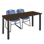 Regency Kee Professional Training Table Suite with 2 Zeng Stack Chairs 66
