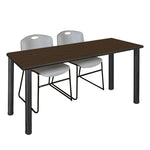 Regency Kee Professional Training Table Suite with 2 Zeng Stack Chairs 66