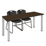 Regency Kee Professional Training Table Suite with 2 Zeng Stack Chairs 66