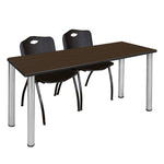 Regency Kee Professional Training Table Suite with 2 M Stack Chairs 66