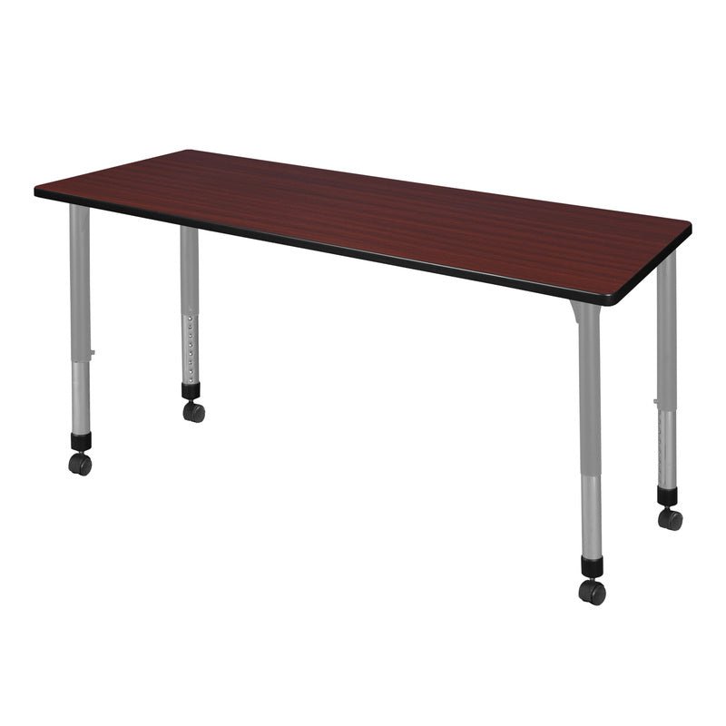 Regency Kee Versatile Mobile Height Adjustable Classroom Activity Table 66"W x 30"D x 23 - 34"H (REG - MT6630 - AH) - SchoolOutlet