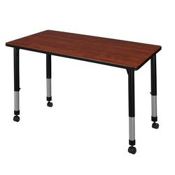 Regency Kee Height Adjustable Mobile Classroom Activity Table 72"W x 24"D x 23"H-34"H (REG-MT7224C)