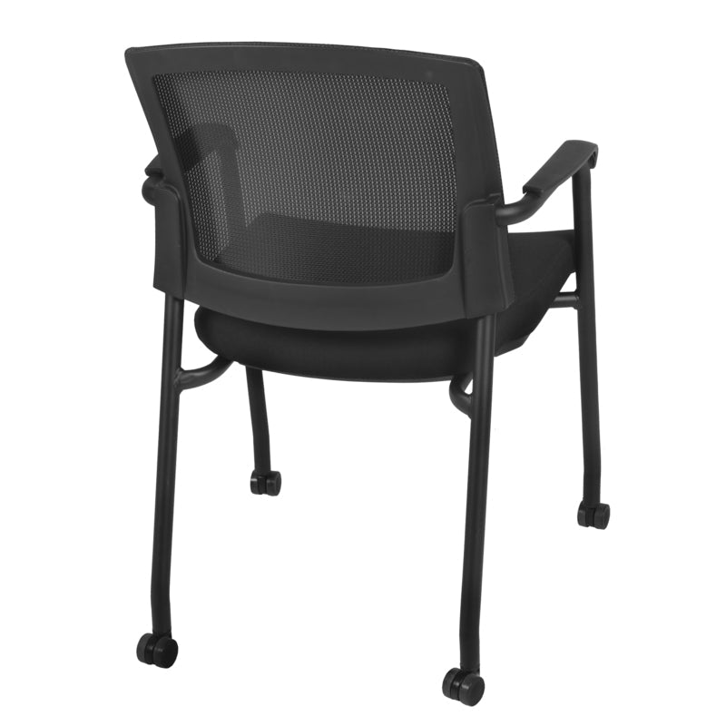 Regency Kee Professional Collaborative Workspace Suite with 2 Knight Mesh Guest Chairs 72"W x 24"D x 29"H (REG - MT7224 - 56) - SchoolOutlet