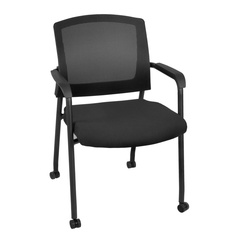 Regency Kee Professional Collaborative Workspace Suite with 2 Knight Mesh Guest Chairs 72"W x 24"D x 29"H (REG - MT7224 - 56) - SchoolOutlet