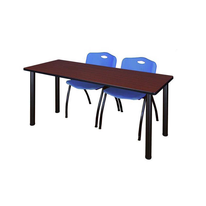 Regency Kee Training Table with 2 M Stack Chairs 72W" x 24D" x 29H" (REG - MT7224 - 47) - SchoolOutlet