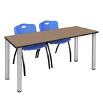 Regency Kee Training Table with 2 M Stack Chairs 72W
