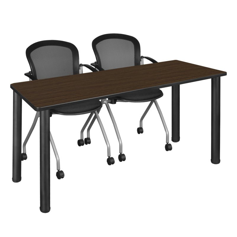Reliable Regency Kee Training Table with 2 Cadence Nesting Chairs 72"W x 24"D x 29"H (REG - MT7224 - 23) - SchoolOutlet
