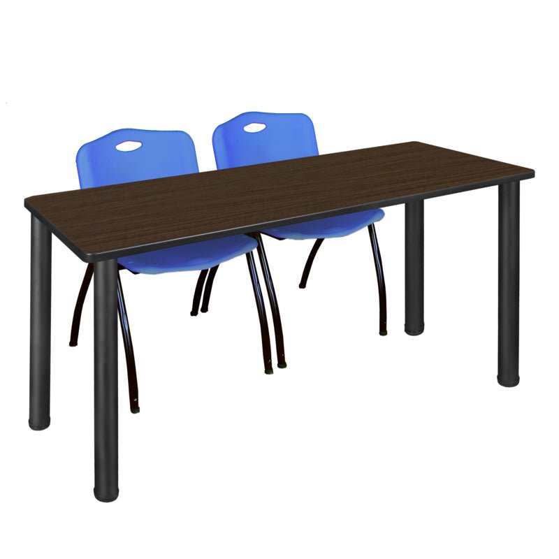 Regency Kee Training Table with 2 M Stack Chairs 72W" x 24D" x 29H" (REG - MT7224 - 47) - SchoolOutlet