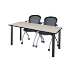 Reliable Regency Kee Training Table with 2 Cadence Nesting Chairs 72